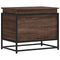 Opbergbox met deksel 60x40x51,5 cm bewerkt hout bruin eiken