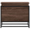 Opbergbox met deksel 60x40x51,5 cm bewerkt hout bruin eiken