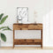Wandtafel 90x36x75 cm bewerkt hout oud houtkleurig