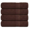 Badhanddoeken 4 st 100x150 cm 360 g/m 100% katoen bruin