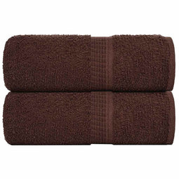 Zeepdoekjes 2 st 30x30 cm 360 g/m 100% katoen bruin