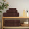 Zeepdoekjes 2 st 30x30 cm 360 g/m 100% katoen bruin