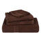 Zeepdoekjes 2 st 30x30 cm 360 g/m 100% katoen bruin