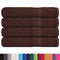 Handdoeken 4 st 100x200 cm 360 g/m 100% katoen bruin