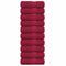Gastendoekjes 10 st 30x50 cm 360 g/m 100% katoen bordeauxrood