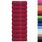 Gastendoekjes 10 st 30x50 cm 360 g/m 100% katoen bordeauxrood