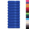 Douchehanddoeken 10 st 70x140 cm 360 g/m 100% katoen blauw