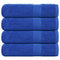 Handdoeken 4 st 50x100 cm 360 g/m 100% katoen blauw