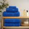 Handdoeken 4 st 50x100 cm 360 g/m 100% katoen blauw