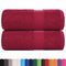 Zeepdoekjes 2 st 30x30 cm 360 g/m 100% katoen bordeauxrood