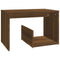 Bijzettafel 59x36x38 cm bewerkt hout bruin eikenkleur