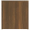 Bijzettafel 59x36x38 cm bewerkt hout bruin eikenkleur