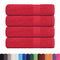 Handdoeken 4 st 50x100 cm 360 g/m 100% katoen rood