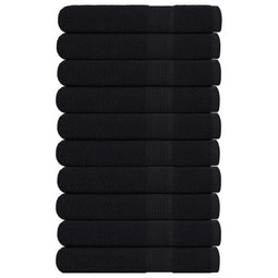 Handdoeken 10 st 100x200 cm 360 g/m 100% katoen zwart