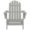 Tuinstoel hout grijs