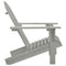 Tuinstoel hout grijs