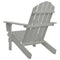 Tuinstoel hout grijs