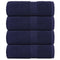 Zeepdoekjes 4 st 30x30 cm 360 g/m 100% katoen marineblauw