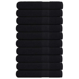 Saunahanddoeken 10 st 80x200 cm 360 g/m 100% katoen zwart