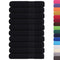 Saunahanddoeken 10 st 80x200 cm 360 g/m 100% katoen zwart