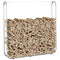 Haardhoutrek met staaldraad 150x25x150 cm gegalvaniseerd staal