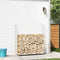 Haardhoutrek met staaldraad 150x25x150 cm gegalvaniseerd staal