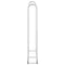 Haardhoutrek met staaldraad 150x25x150 cm gegalvaniseerd staal
