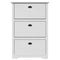 Schoenenrek BODO 80x35x118 cm wit