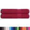 Saunahanddoeken 2 st 80x200 cm 360g/m 100% katoen bordeauxrood