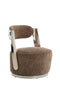 Light&living Stoel 68x65x77 cm KEMENA grijs-bruin