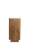 Light&living Zuil 30x30x60 cm GATURA hout donker bruin+glas bruin