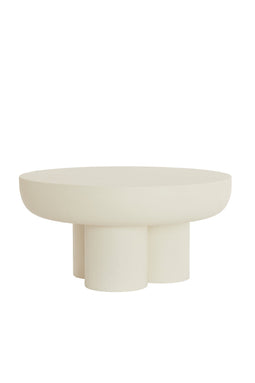Light&living Salontafel Ø70x35 cm MIZUHO crème