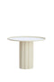 Light&living Bijzettafel Ø70,5x54 cm ROSARIO spiegel helder+crème