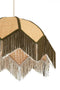 Light&living Hanglamp Ø45x32,5 cm SULINA raffia naturel+groen