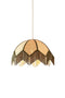 Light&living Hanglamp Ø45x32,5 cm SULINA raffia naturel+groen