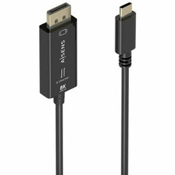 Kabel USB-C naar DisplayPort Aisens A109-0879 Zwart 1,8 m