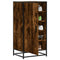 Schoenenrek 48x38x97,5 cm bewerkt hout gerookt eikenkleurig