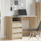 Bureau 102x50x75 cm bewerkt hout sonoma eikenkleurig
