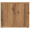 Tv-meubel 80x34x30 cm bewerkt hout artisanaal eikenkleur