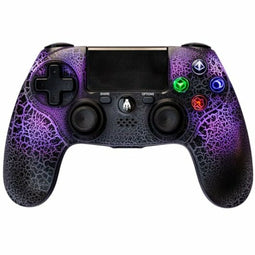 Draadloze Gaming Afstandsbediening Indeca RGB T-REX Paars PlayStation 4