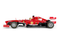 Afstand bestuurbare auto - Ferrari F1 - rood - 26x13x7 cm