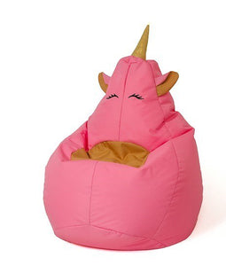 Eenhoorn roze XL 130 x 90 cm Sako tas poef