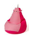 Sako tas poef Eenhoorn roze-lichtroze XXL 140 x 100 cm