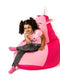 Sako tas poef Eenhoorn roze-lichtroze XXL 140 x 100 cm