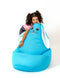 Sako tas poef Konijn blauw XL 130 x 90 cm