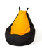 Sako tas poef Batman zwart-geel XL 130 x 90 cm