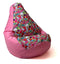Sako tas poef peer print roze fee XL 130 x 90 cm