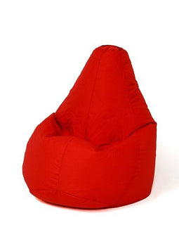 Sako tas poef Pear intens rood L 105 x 80 cm