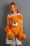 TEDDY beer 60 cm rood