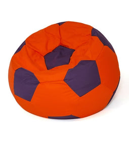 Voetbal Sako tas poef rood-paars XXL 140 cm